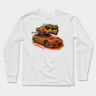 Supra MK4 Graffiti (Orange) Long Sleeve T-Shirt